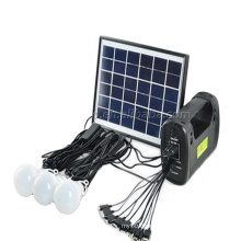 3W Solar Energy Home System LED bulb lighting kit phone charger Solar light for emergency indoor